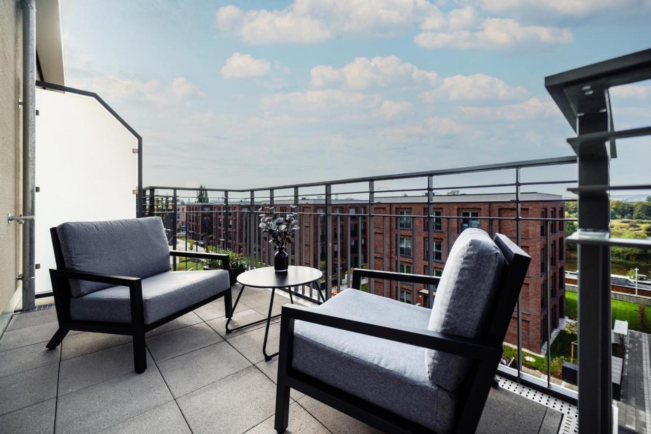 Nk Apartments - Hafencity Dresden Mit Elbblick - Modern & Zentral Exteriér fotografie